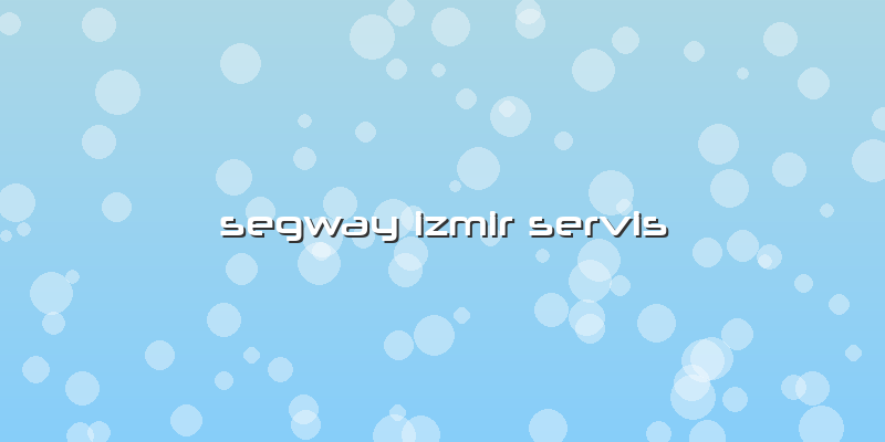 Segway Izmir Servis